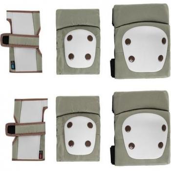 Kikkaboo 6-teiliges Protektoren-Set für Kinder, XS bis 25 kg, grün