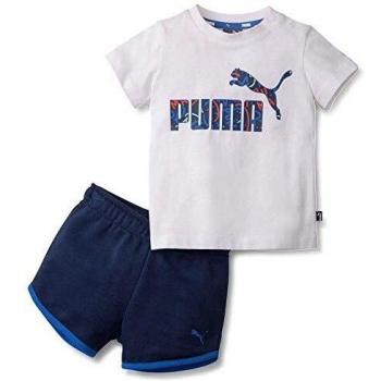 Conjunto Deportivo Puma Minicats para Bebés, Blanco y Azul