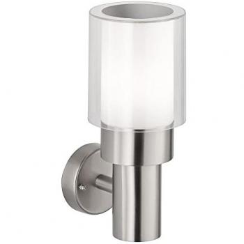 Lampada da parete per terrazze in acciaio inox