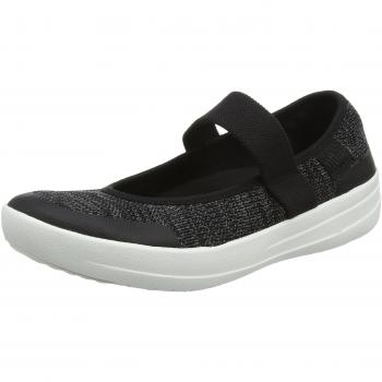 Fitflop Ballerine Mary Janes Uberknit Nero / Grigio Soft EU 36