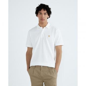 Polo Carhartt WIP Chase Blanc Taille S