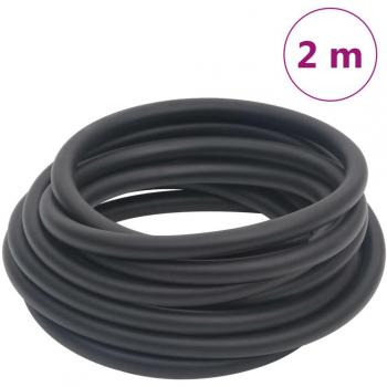 2m Hybrid Air Hose Black 0.6 Rubber and PVC