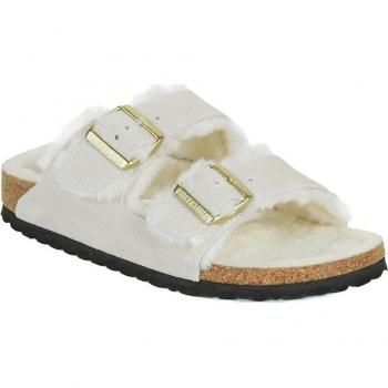 BIRKENSTOCK Arizona Pantoufles daim antique blanche LAF 37 femmes