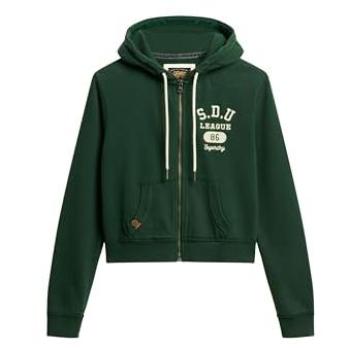 Sweat Zippé Femme Superdry Athletic Essentials Vert Taille 38