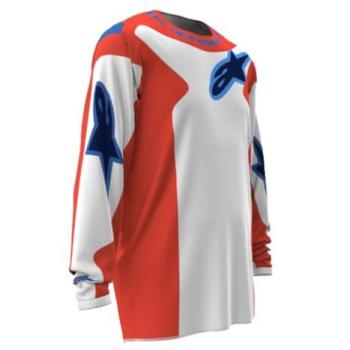 Alpinestars Fluid Grid Orange/Blue Manica lunga XL