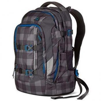 Ash Grey Checkplaid Kinderrucksack SATCH Edition