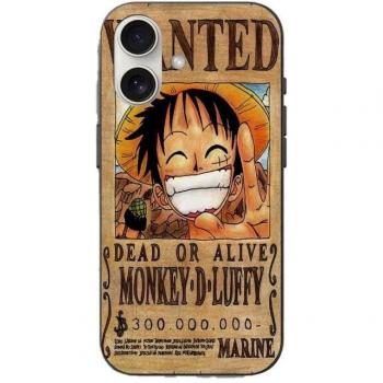 Coque iPhone 16 Plus: Luffy el Pirata, Wanted, One Piece