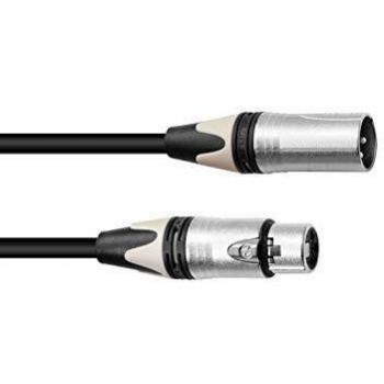 PSSO XLR Kabel COL 3pol 15m sw Neutrik