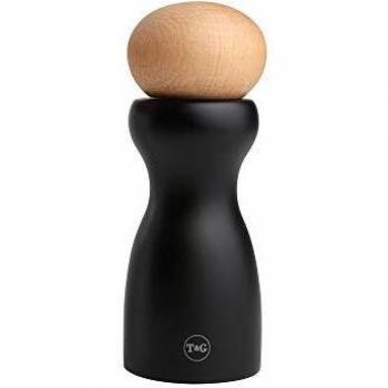 Black Beech-Capped T&G Sphere Pepper Mill
