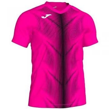 T-Shirt Joma Olympia Rose Fluo Noir Homme