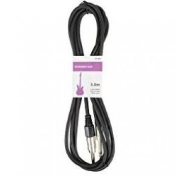 QTX Essential Guitar Leads 6.3mm Mono Jack Plug