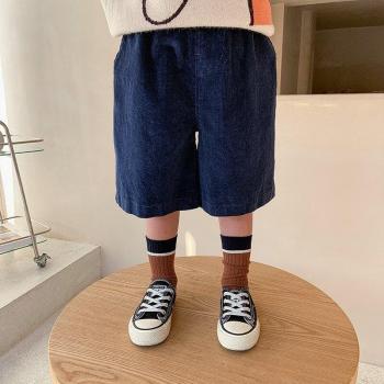 Frühling und Herbst 2022 Jungen Kabelshorts, lässige mittellange Hosen, Fünf-Punkt-Stil 10-9