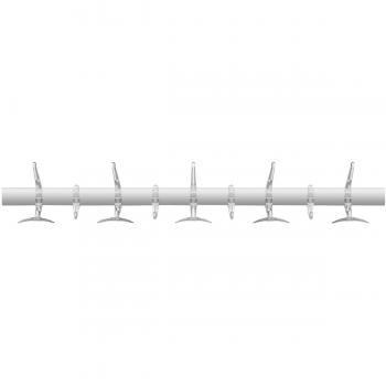 Crochet murale Hanger 90 cm (acier poli)