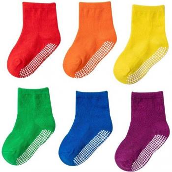 Kids Non-Slip Cotton Socks (0-7 Years)