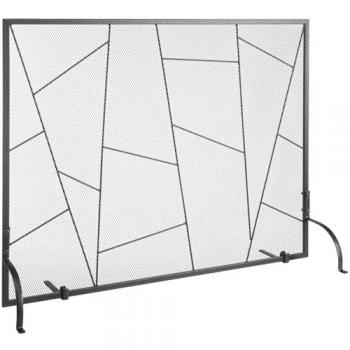 Protection Charbon VEVOR – Pare‑feu en Fer, Dimension 90,6 × 72 cm