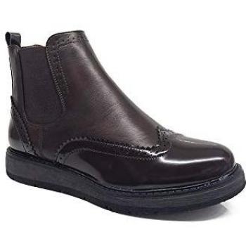 Brown Classic Flex Brogue Chelsea Ankle Shoes