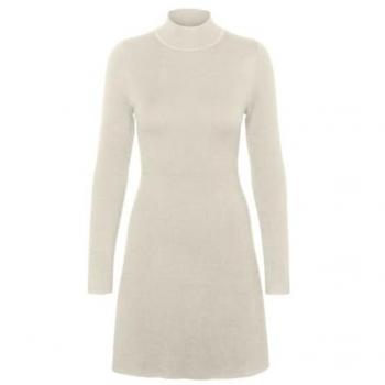 Vero Moda Strickkleid Gold 10311379 Écru Regular Fit XL Damen