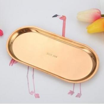 Contemporary Oval Storage Tray