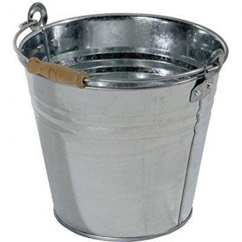Balde Zincado 8L para Jardinagem