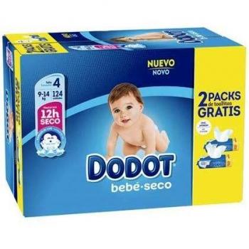 Dodot Windeln, Kategorie 4, 9–14 kg, 124 Packungen