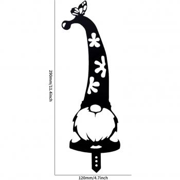 Estacas de Jardín con Diseño de Gnomo Hueco