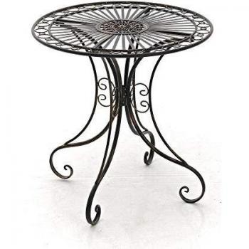 Tavolino in Ferro Giardino Stile Antico Hari