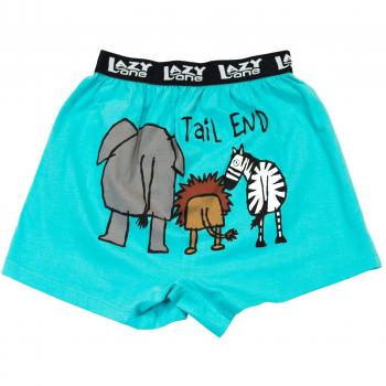 LazyOne LazyZoo-Ende Herrenboxershorts XL
