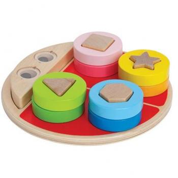 Hape E0405: Bunte Marienkäfer-Logik‑Puzzle