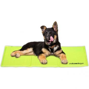 Relaxdays Cool‑Bed Hund/Katze 50x90 cm – Selbstkühlendes Gelbett, abwischbar