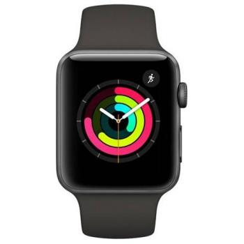 Apple Watch Series 3 GPS 42 mm Alluminio Grigio e Banda Sport Nero