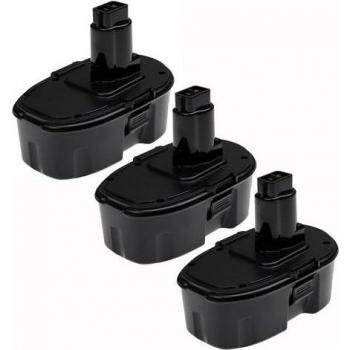 Batteries Extensilo 18 V 3300 mAh NiMH – compatibilité Dewalt DC527/520KA/515K/B/N