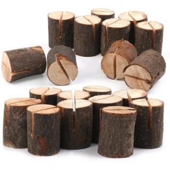 Décoration de fête en bois 20 pcs