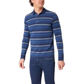 Pioneer Authentic Jeans Casual Langarm-Poloshirt für Herren