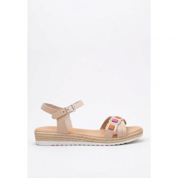 Sandra Fontan – LEDIA Sandale, Beige, 39