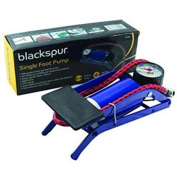 Cylinder Foot Pump Barrel Air Inflator Bicycle Bike Ball Car Van Tyre Inflate