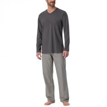 Schiesser Pyjama »Comfort Essentials«, (2 tlg.), mit