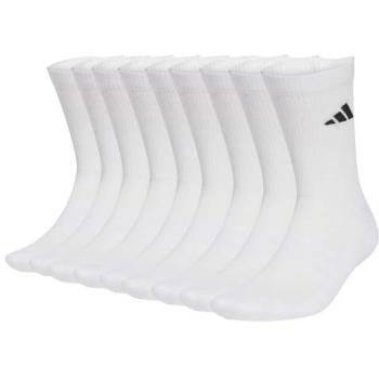 Adidas Men's Essentials Cushioned Crew Stockings – White (1 Pair)