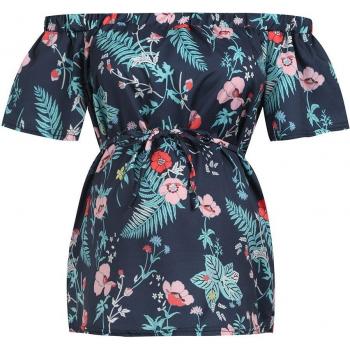 Ladies Floral Maternity Nursing Tee