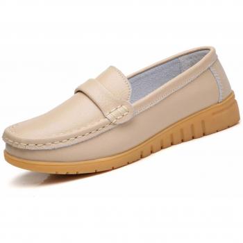 Zapatos Planos GAXmi Beige para Mujer