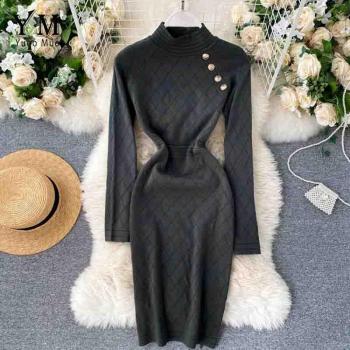 Robe Midi Stretch Basique Femme