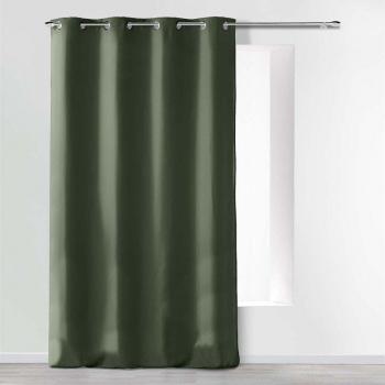 Rideau « Douceur D’intérieur » – Microfibre Absolu Kaki, 140 × 280 cm, 8 œillets
