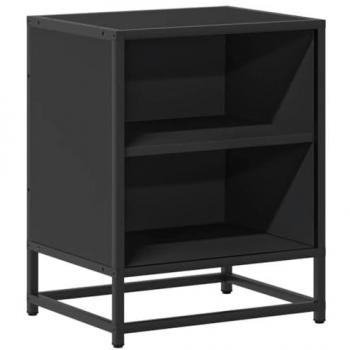 Armoire de Lit Vidaxl Table de Chevet Noir 40x31x50 cm Bois d’ingénierie