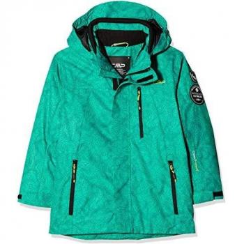 Chaqueta CMP para esquí de niños, color Emerald-antracite, talla 152