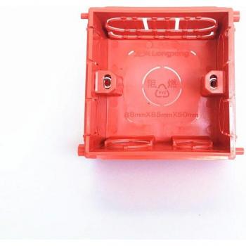Boîte d’encastrement extérieure haute performance 88 mm x 85 mm x 50 mm – 86×86 mm interrupteurs/prises standard