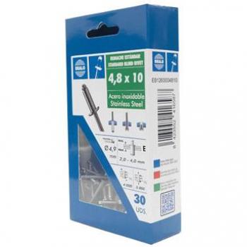 Rivetto Inox Testa Conica Ø 4,8 x 10