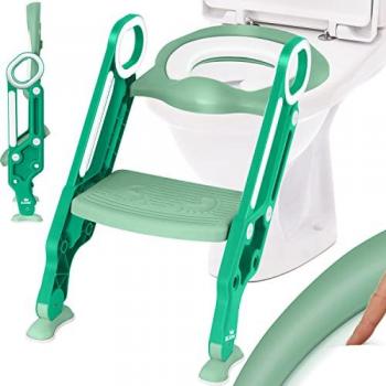 Asiento de Entrenamiento para el Baño KIDIZ con Escalera
