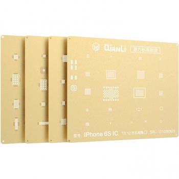 Qianli Toolplus 3D Gold BGA Stencil IC Tin Mesh for iPhone Repair