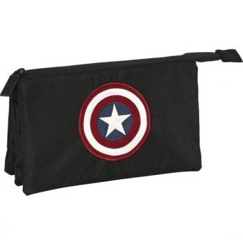Portatodo Teen Capitán América Marvel triple