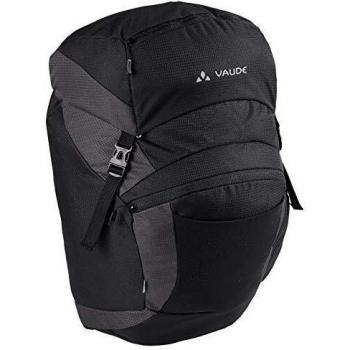 VAUDE OnTour Front Fahrrad Vorderradtaschen Set, 2x16L, Schwarz