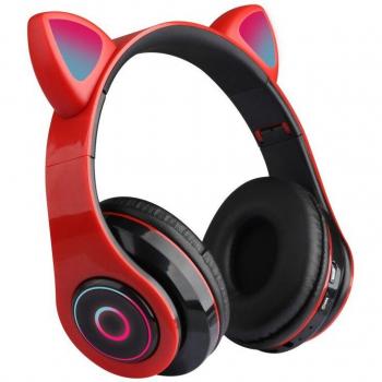 LED Light Cat Ear Bluetooth Headphones for Festivals